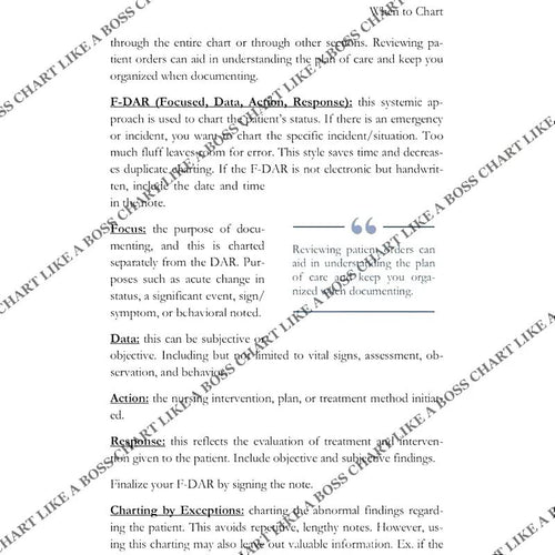 Chart Like A Boss: A Documentation Guide for Nurses